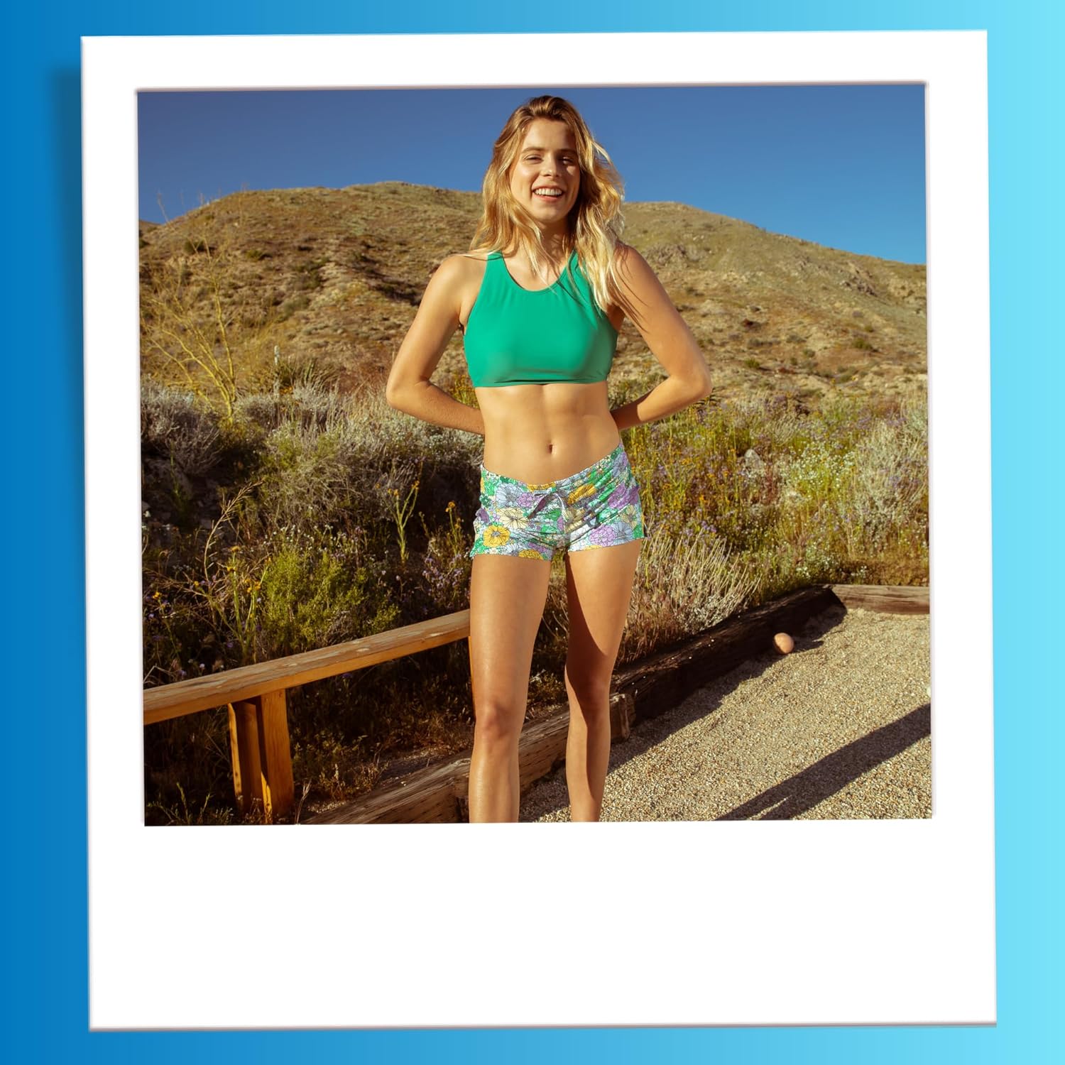 Sporti Active High Neck Crop Bikini Top