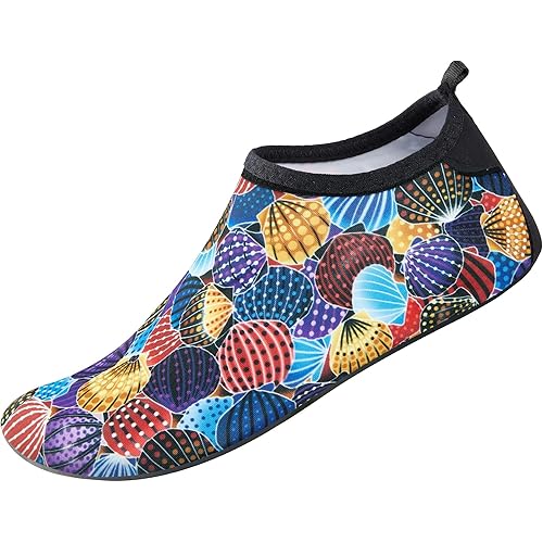 Metog Men Women Water Shoes Quick-Dry Aqua Socks Barefoot Slip-on for Beach Swim Sport Surf Yoga Exercise