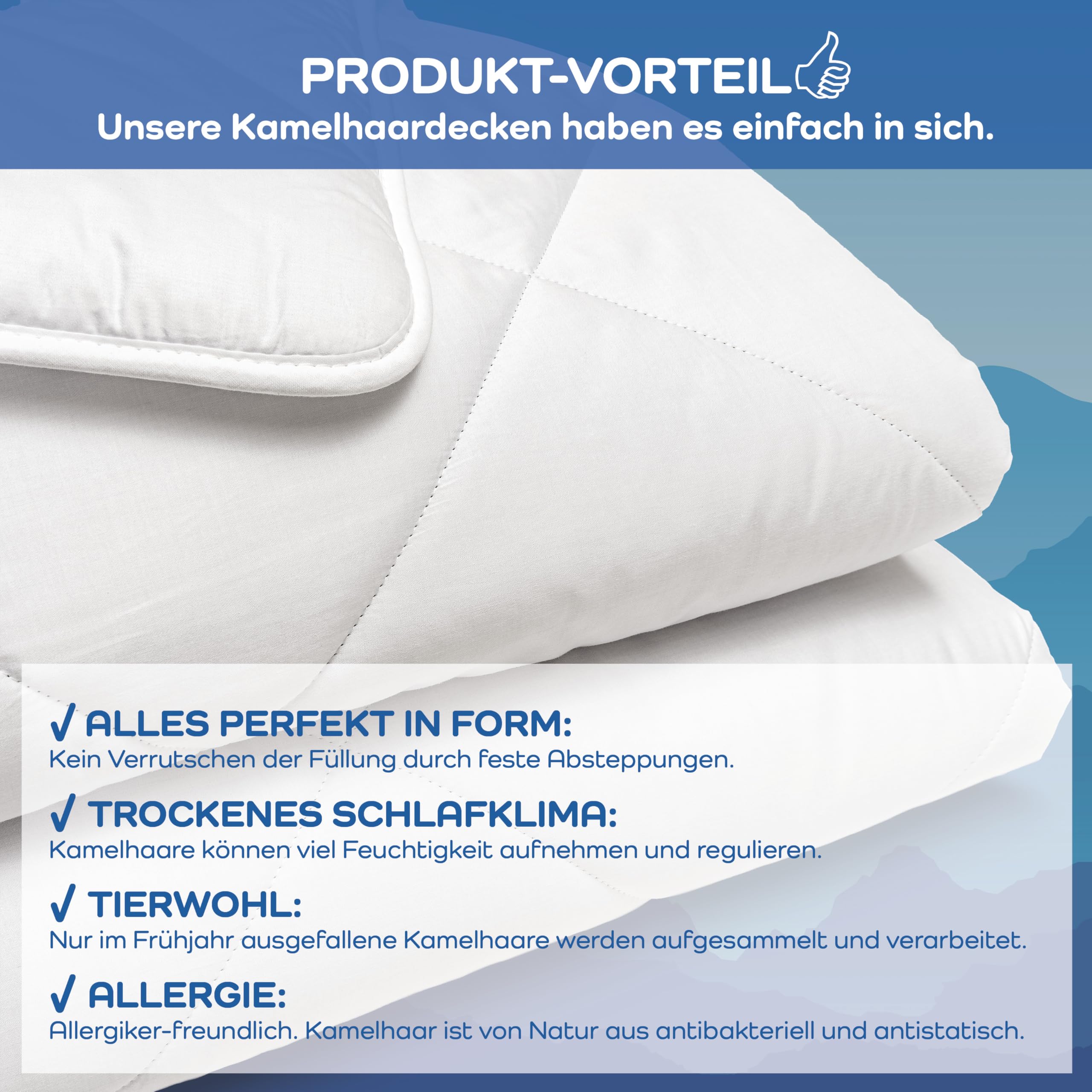 LINEA by Böhmerwald - Exclusive - Coperta in 100% Pelo di Cammello, Molto Calda, anallergica, Non necessita di Pulizia, Non Lavabile in Lavatrice, Prodotta in Germania, 155 x 220 cm