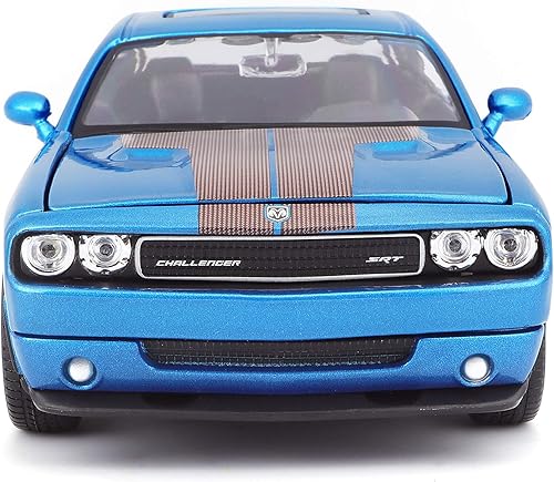 Miniatura 7 de Maisto Vehículo fundido a presión Dodge Challenger SRT8 a escala 124 los colores varían azul