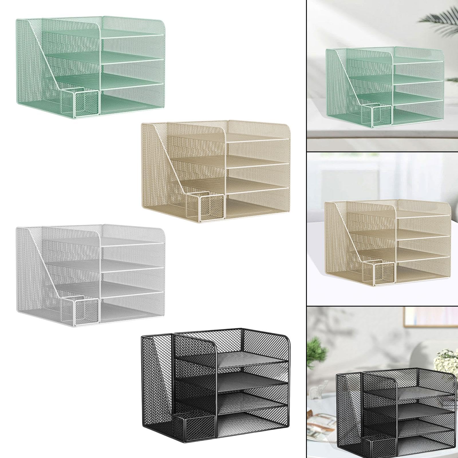 BNF® Desktop Organizer Supplies Creative File Holder for Apartment Home Dorm Room Green|Home & Garden |Household Supplies & Cleaning|Home Organization|Storage Boxes 3
