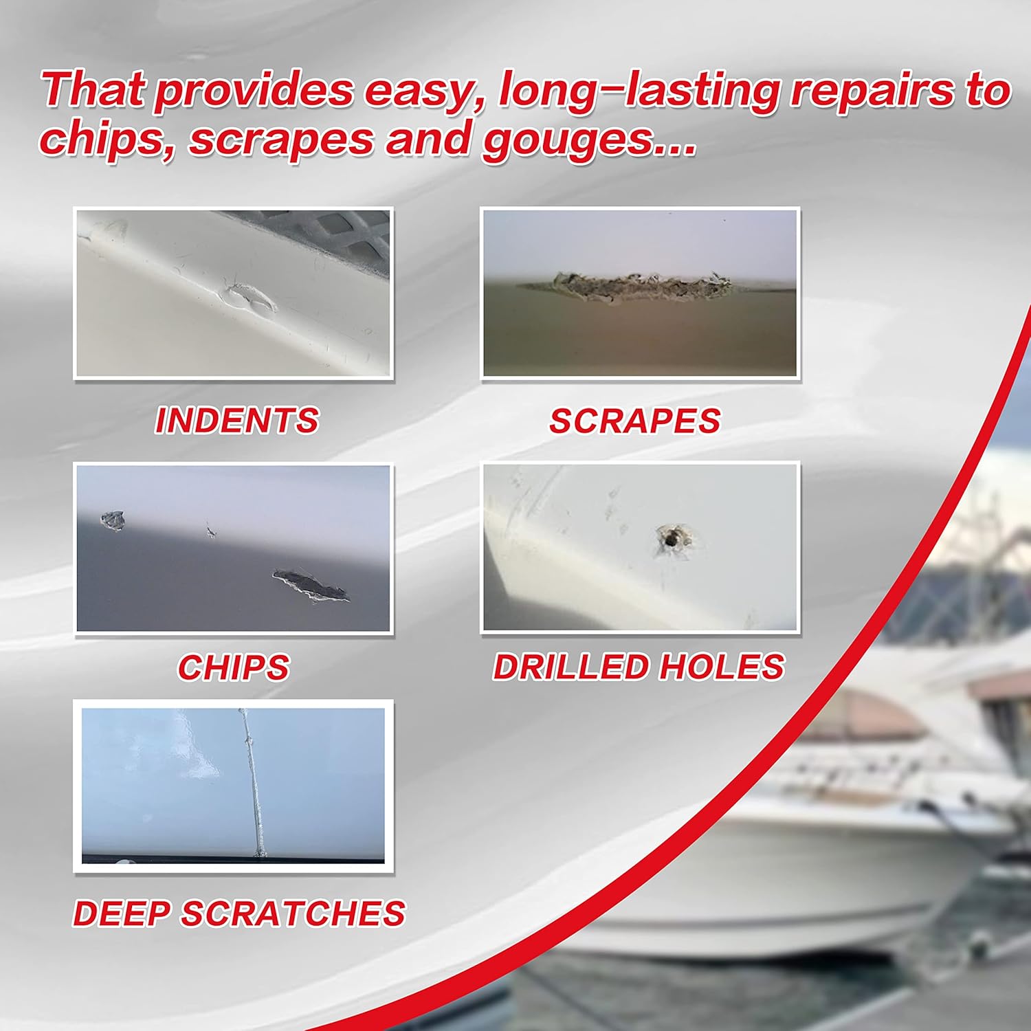 Buy Ankita Marine Fiberglass Repair Kit Epoxy Filler for Fiberglass