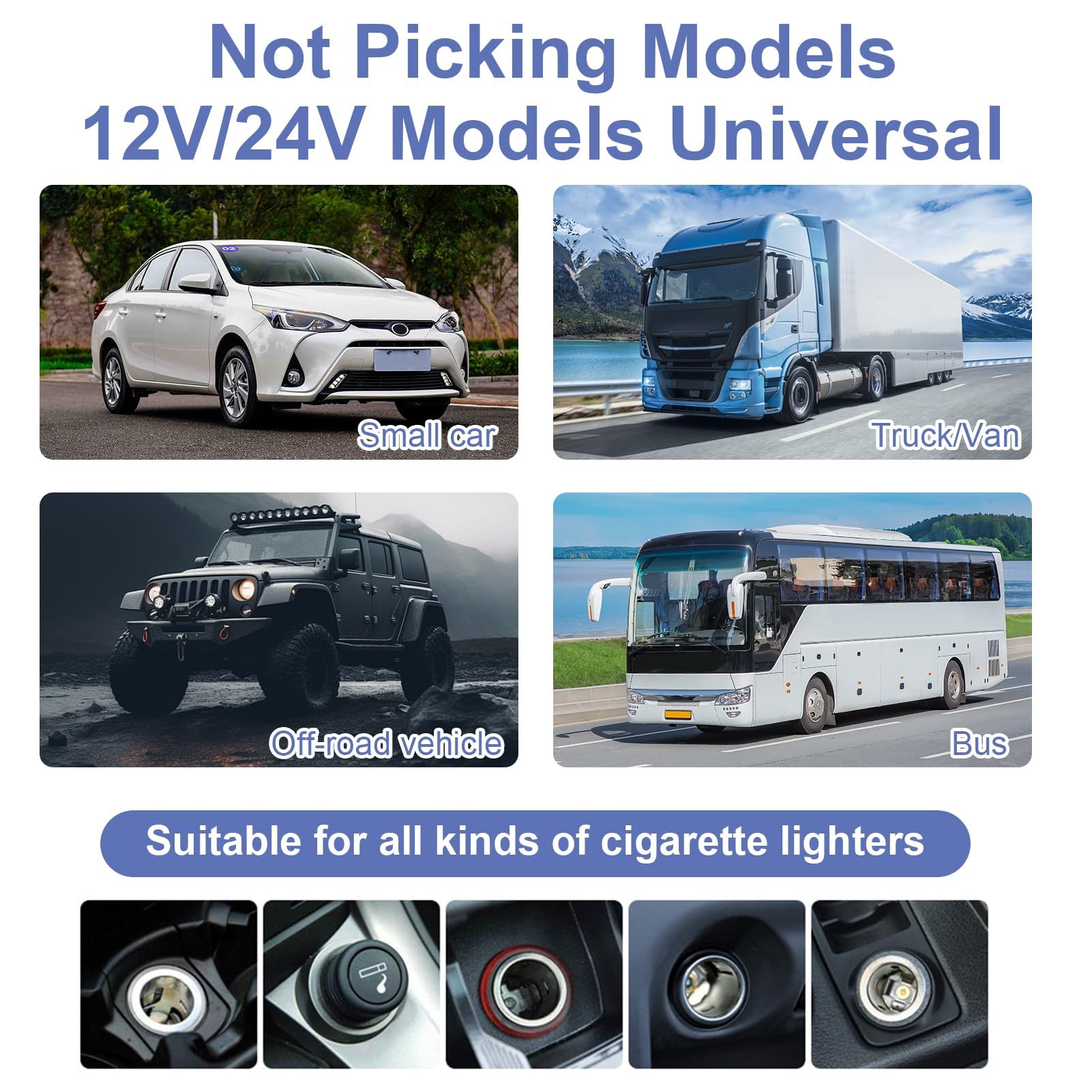 Chargeur Allume Cigare USB, Chargeur Voiture Adaptateur Prise Allume Cigare USB Secteur Chargeur