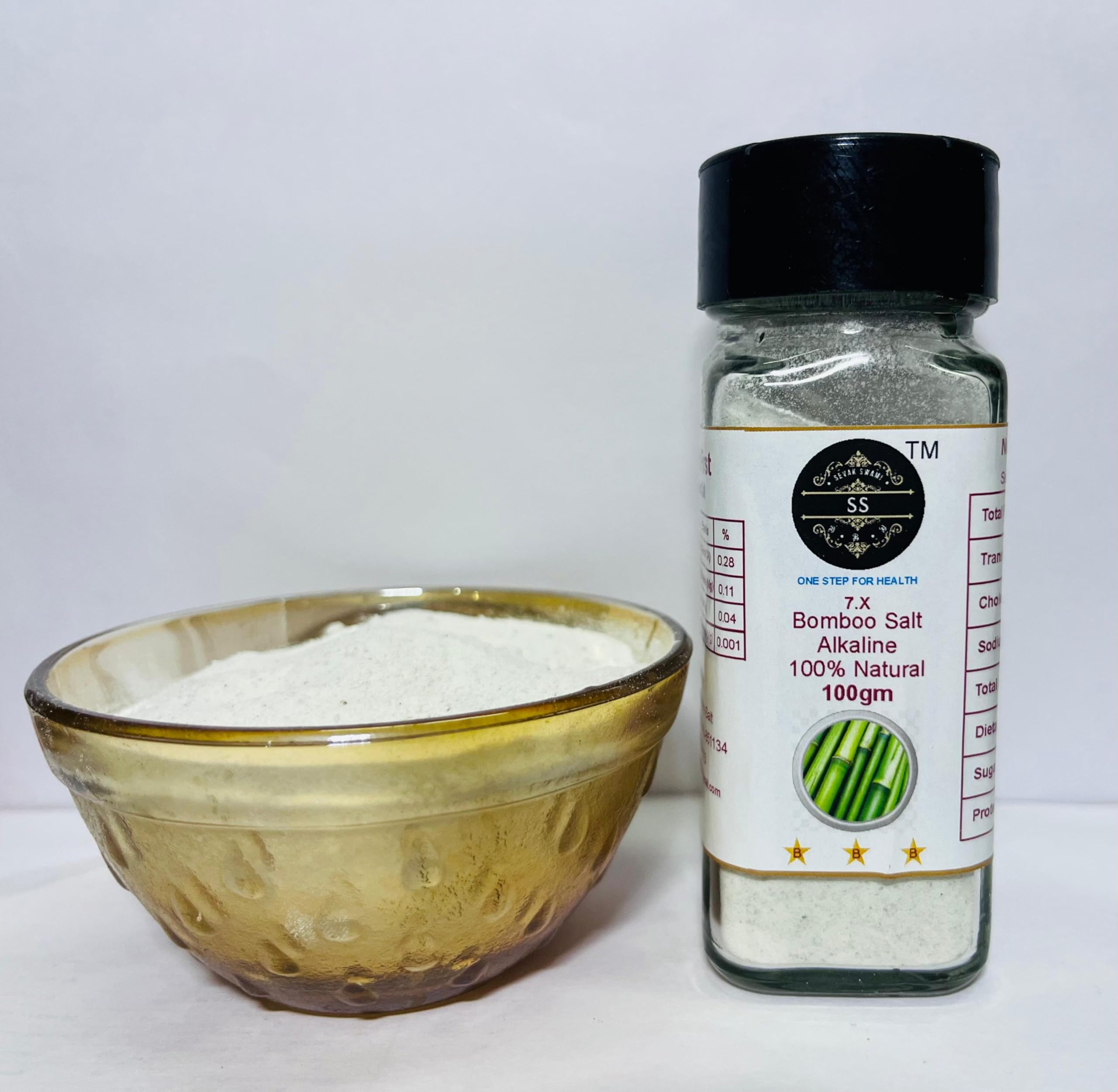 Sevak Swami 7X Bamboo Salt Alkaline Natural Powder, 100g, White, Supports Joint and Heart Health-image-40