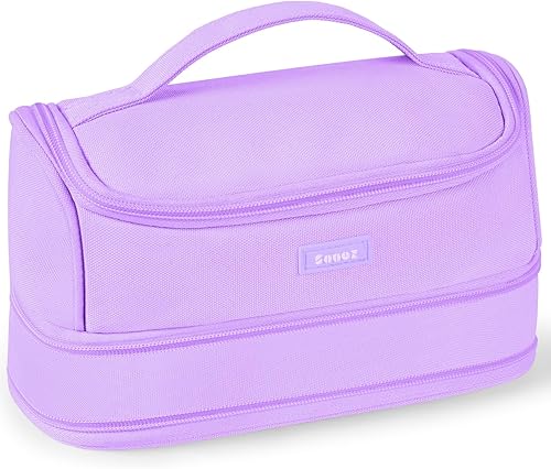 Miniatura 9 de Sooez Estuche para lápices de gran capacidad, organizador de cajas de almacenamiento grande expandible, bolsa de papelería portátil de alta