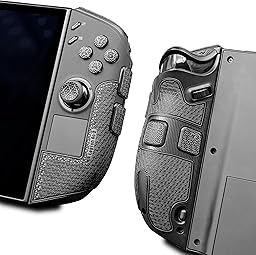 Luck&Link Controller Grip For Legion Go 2, Textured Skin kit,Anti-Skid Sweat-Absorbent Controllers Handle Grips, Buttons,Triggers,D-pad (PRO - Dark Gray) - Windows