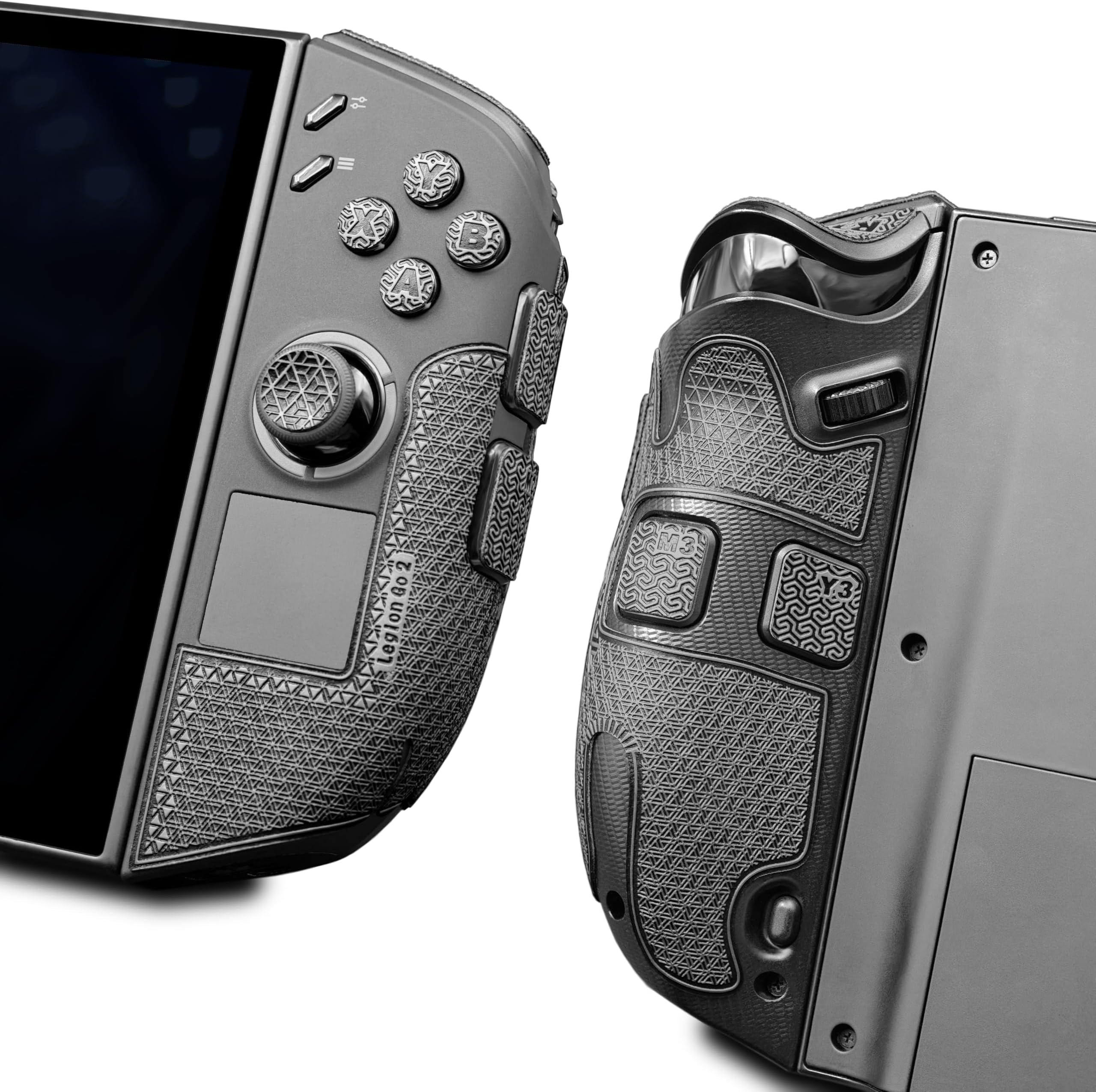 Luck&Link Controller Grip For Legion Go 2, Textured Skin kit,Anti-Skid Sweat-Absorbent Controllers Handle Grips, Buttons,Triggers,D-pad (PRO - Dark Gray)