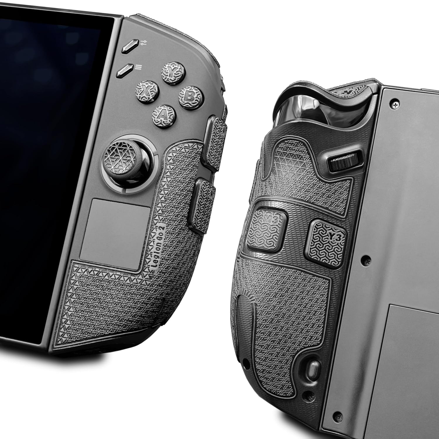 Luck&Link Controller Grip For Legion Go 2, Textured Skin kit,Anti-Skid Sweat-Absorbent Controllers Handle Grips, Buttons,Triggers,D-pad (PRO - Dark Gray)