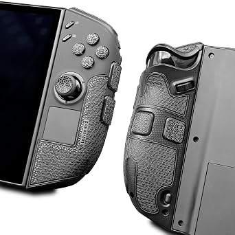 Luck&Link Controller Grip For Legion Go 2, Textured Skin kit,Anti-Skid Sweat-Absorbent Controllers Handle Grips, Buttons,Triggers,D-pad PRO - Dark Gray