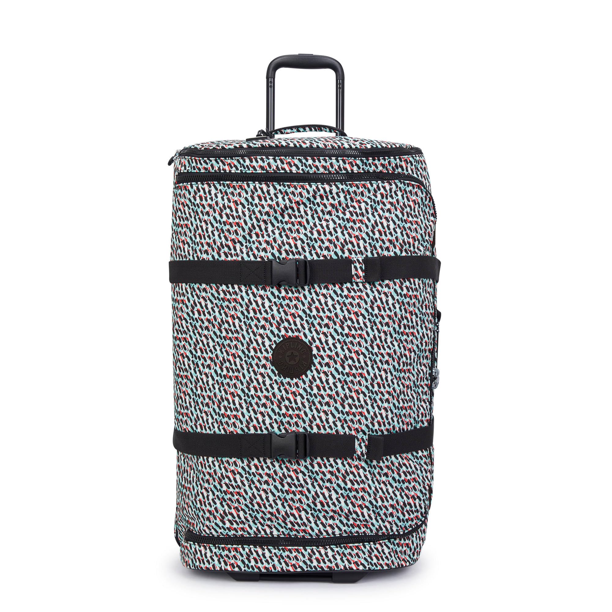 Kipling Aviana Large Printed Rolling Duffle Bag