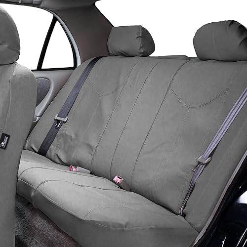 Miniatura 3 de FH GROUP Fundas de asiento de coche de Roma de piel sintética compatibles con bolsas de aire y banco dividido se adaptan a la mayoría de automóviles
