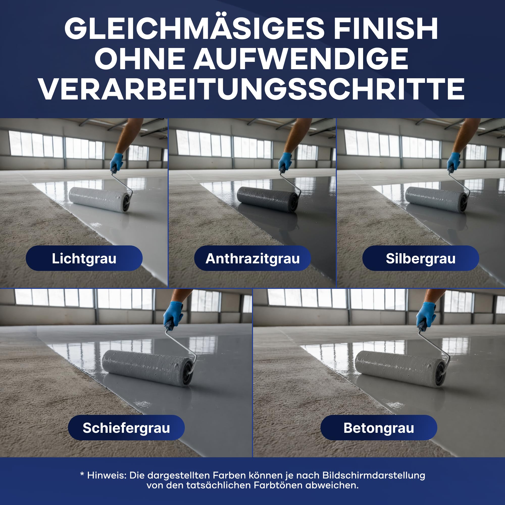Plid® Płynne tworzywo sztuczne do wnętrz i na zewnątrz, kolor antracytowy szary, 5 l – płynne tworzywo sztuczne – warstwa ochronna na podłogę i ścianę, farba do betonu, wodoodporna – powłoka podłogowa