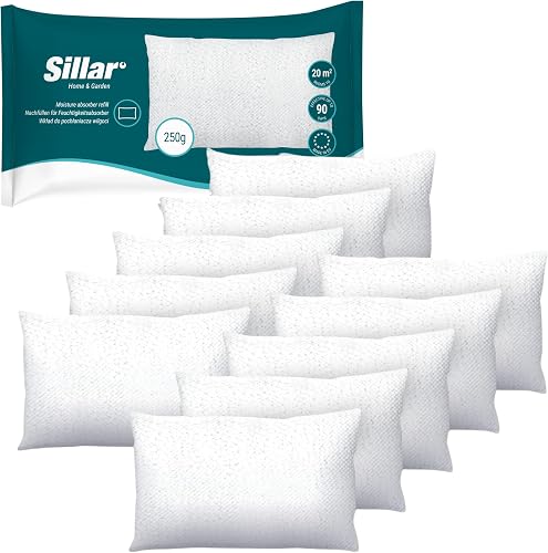 10 Pièces Sachets de Granulés pour Déshumidificateur Sillar