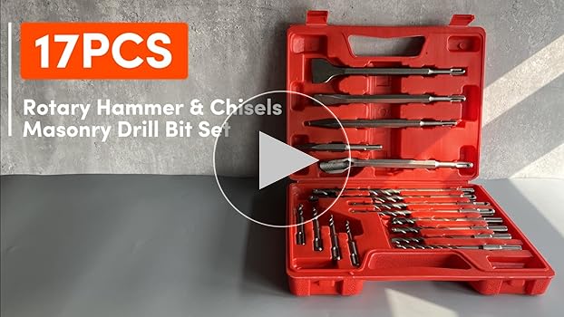Amazon.com: wesleydrill 17PCS Rotary Hammer & Chisels