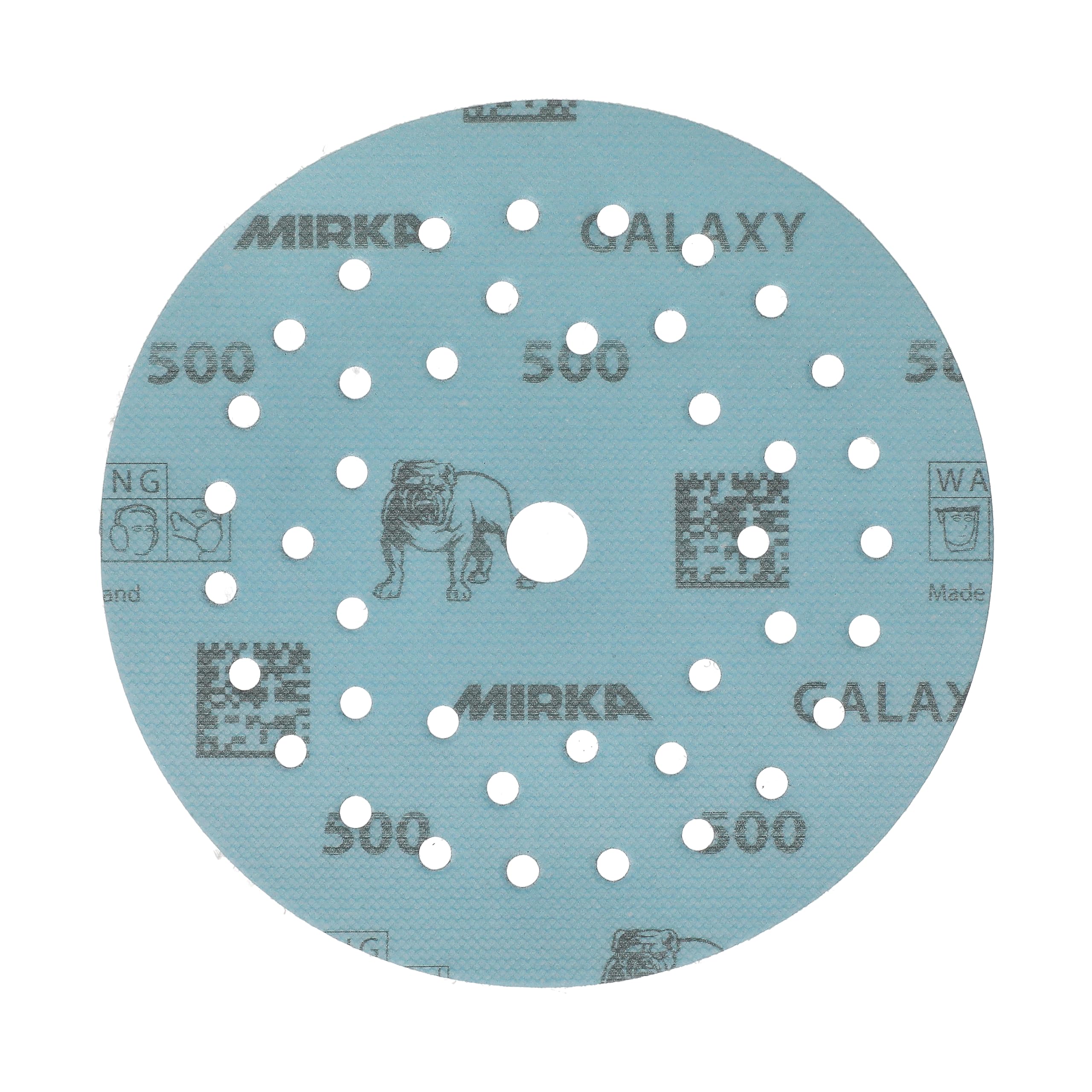 Mirka Galaxy Sandpaper 5 Inch (125mm) - Grit 40, 50 Discs/Pack - Hook - View #5