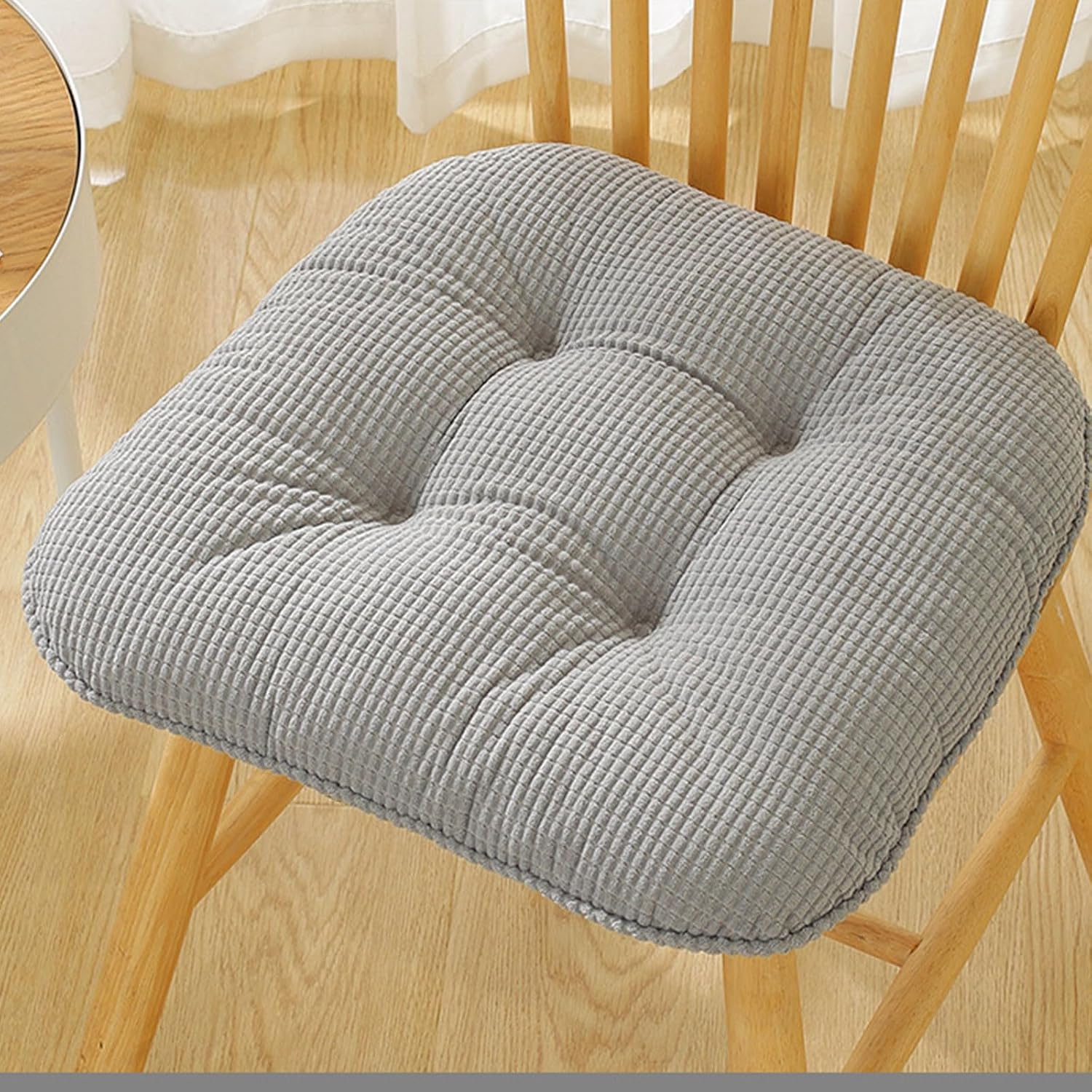Chair Pads for Everyday Seating, Dark Blue Cotton and