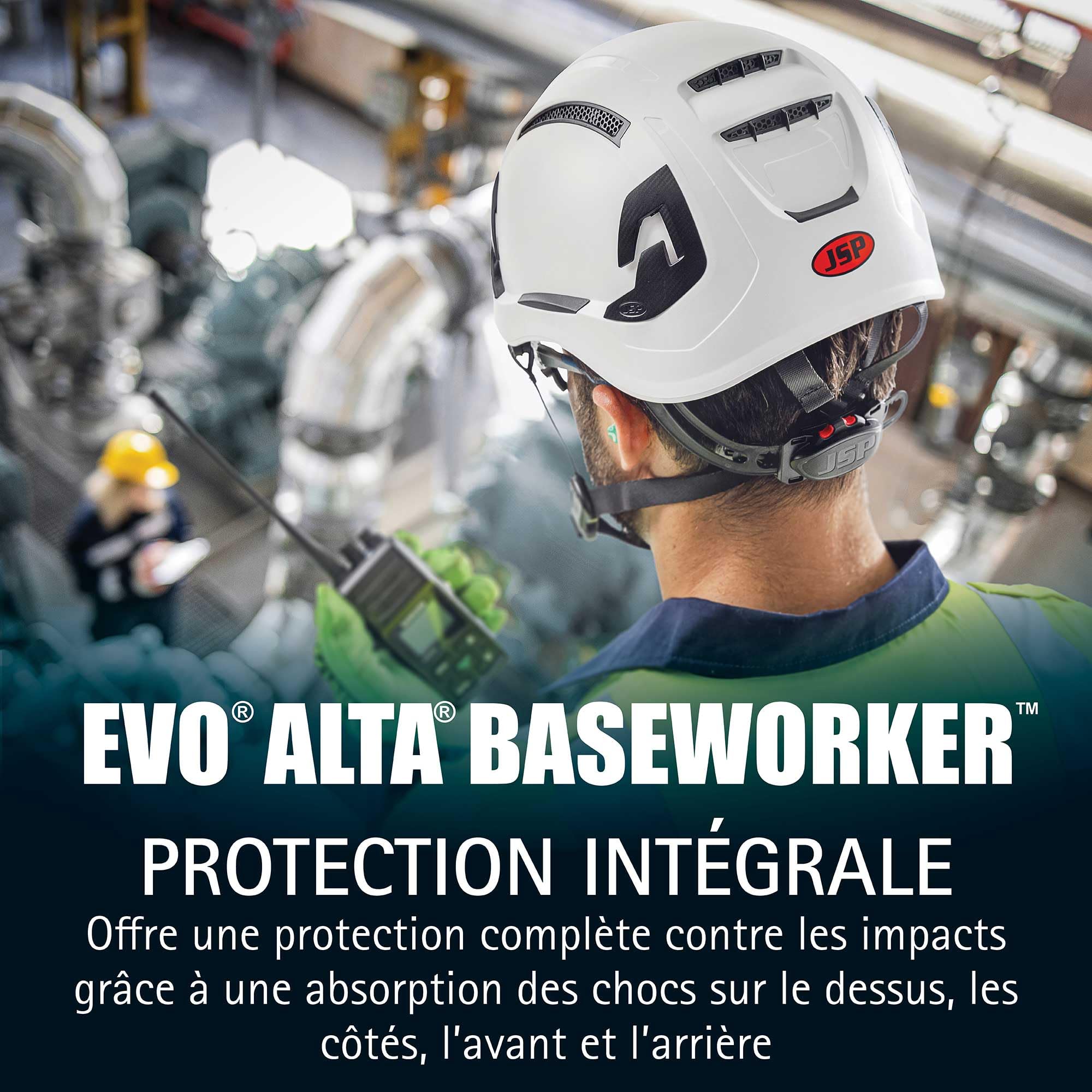 JSP Evo® Alta™ Baseworker™ Safety Helmet - Wheel Ratchet - Vented