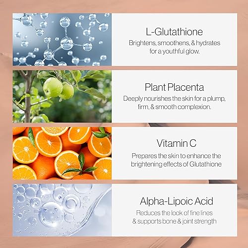 Miniatura 5 de Relumins Advanced White - Cápsulas de fórmula iluminadora de glutatión oral de máxima fuerza con escaramujos, 60 cápsulas x 10 botellas