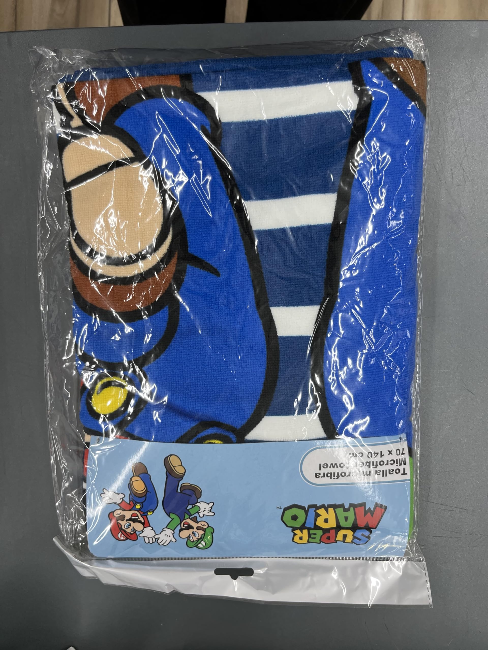 Toalla Super Mario Bros microfibra