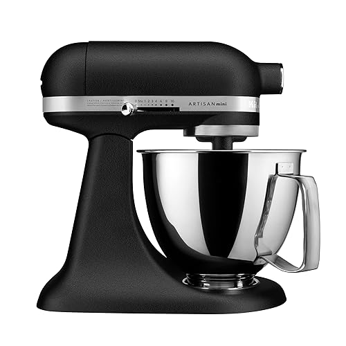 KitchenAid Artisan Mini 3.5 Quart Tilt-Head Stand Mixer - KSM3316X - Cast Iron Black - Imperial Black - Stand Mixer