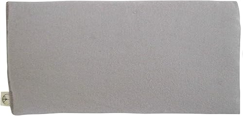 Miniatura 9 de Almohadas de ojos sin perfume (paquete de 5 muestreadores), franela de gasa de algodón suave, relleno de semillas de lino con peso para yoga,