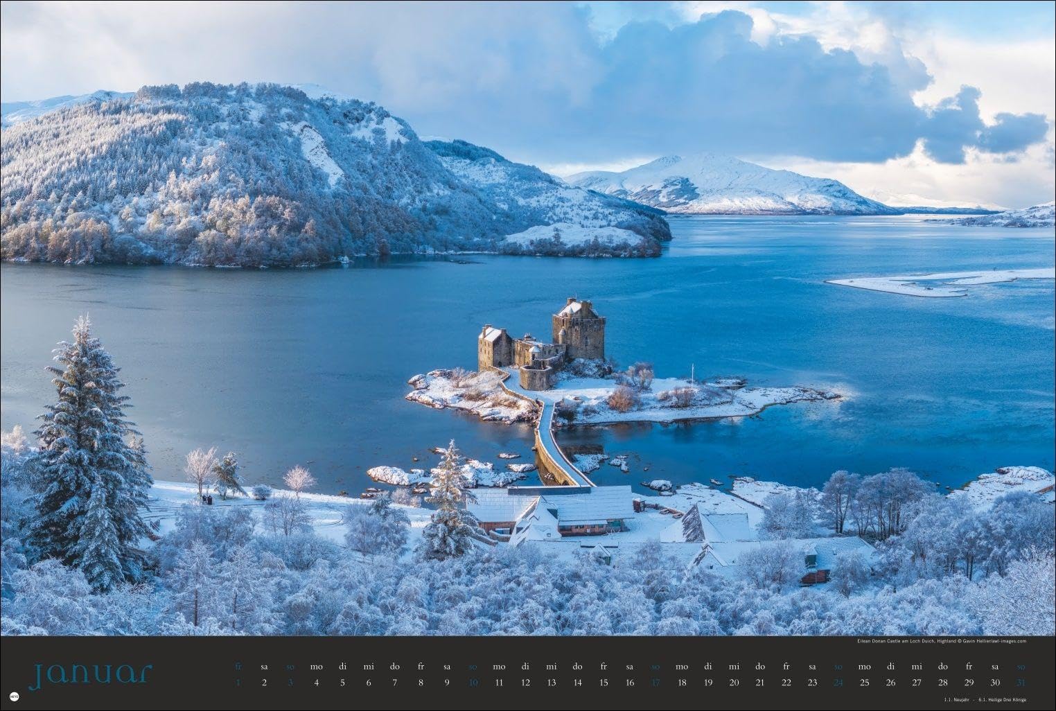 Land of Legends Kalender 2027 - Schottlands Burgen und Schlösser: Ein Wandkalender im Großformat, der Schottland in seiner wilden Schönheit zeigt. ... voll wild-romantischer Burgen und Schlösser.