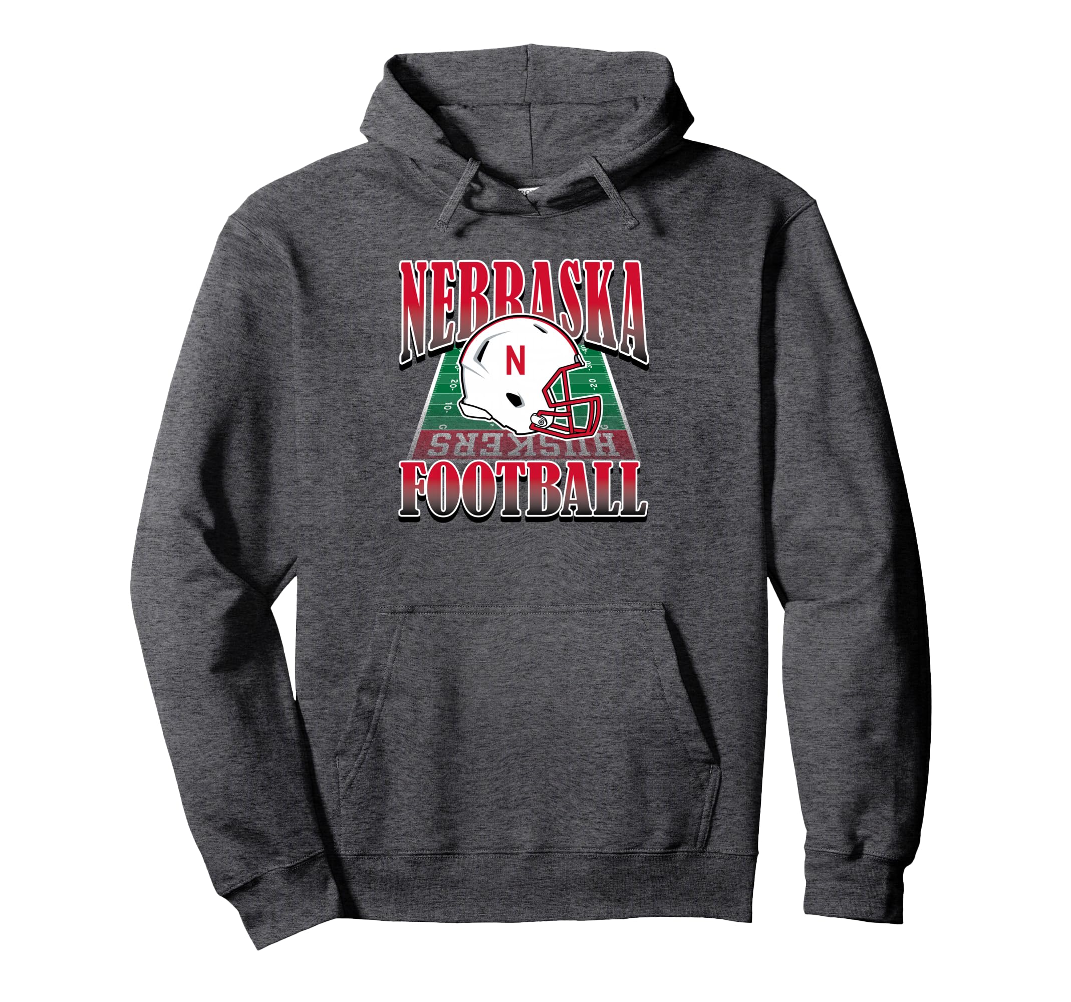 Nebraska Cornhuskers Vintage Football Helmet 90's Pullover Hoodie
