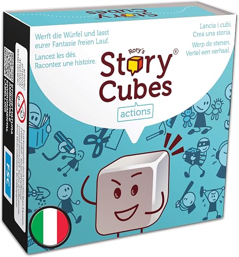 Asmodee – Rory's Story Cubes: Action – Gioco da Tavolo di Fantasia