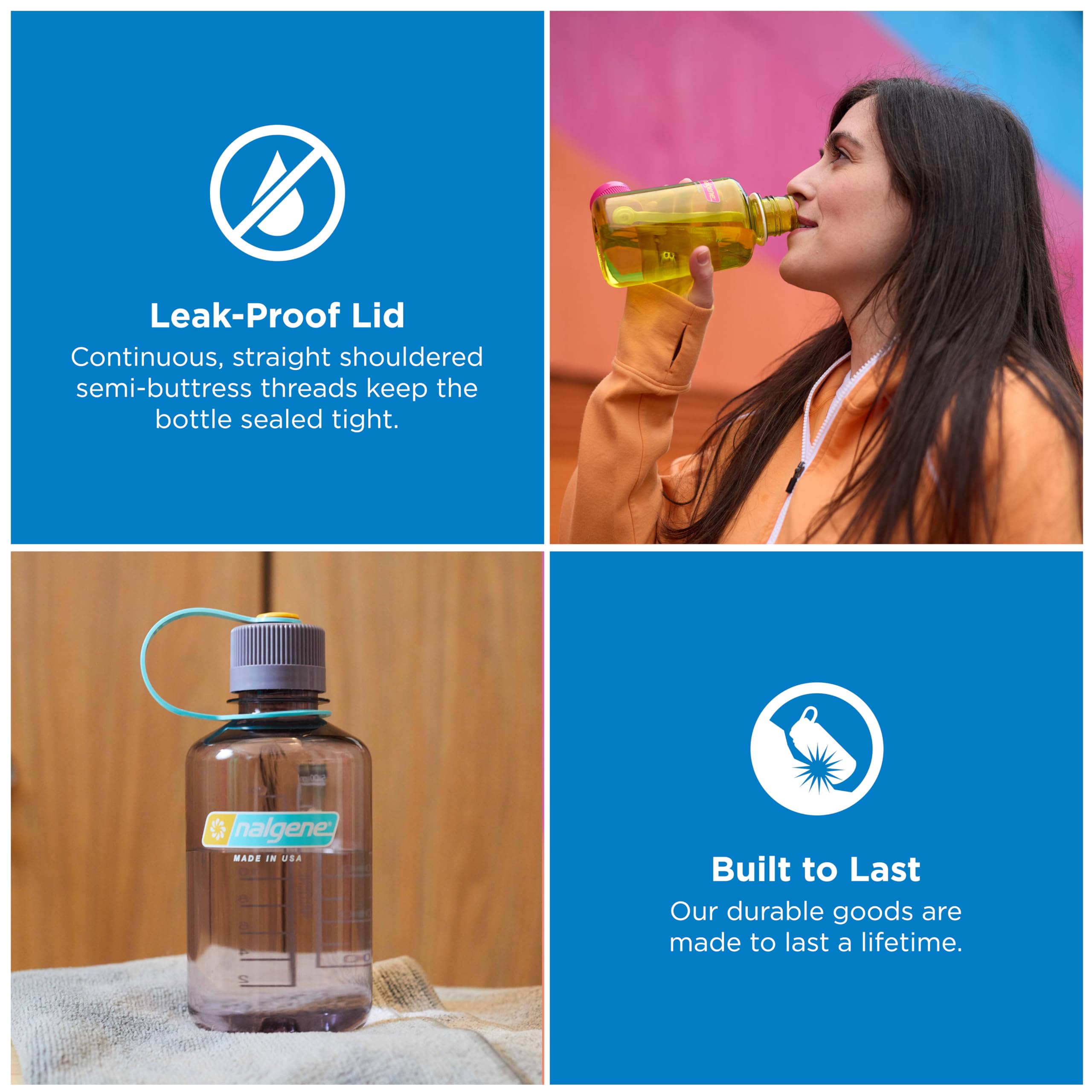Nalgene Uniseks – butelka Sustain z wąską szyjką