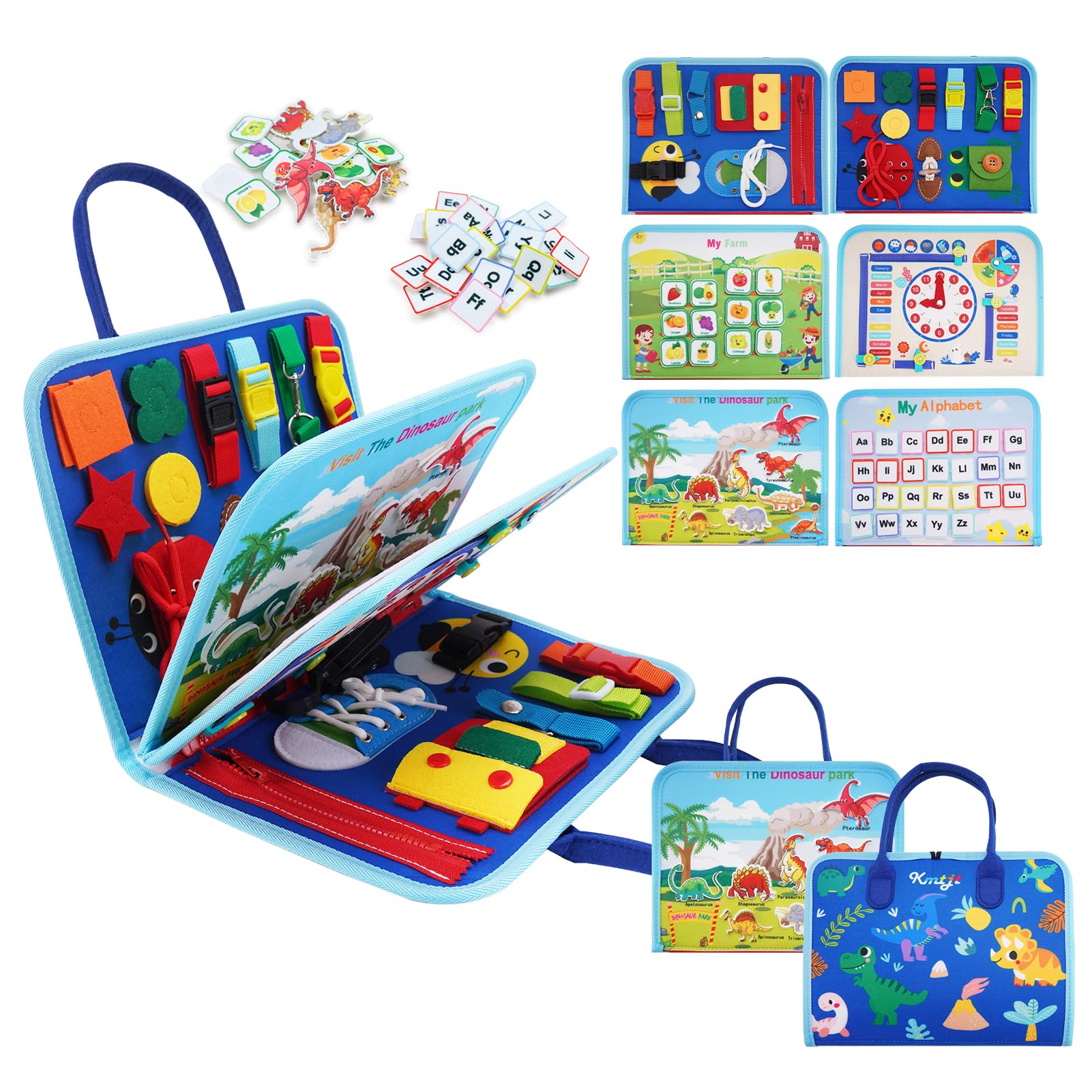 Montessori Busy Board - Lernspielzeug Für Kleinkinder Mit Vielen Aktivitäten