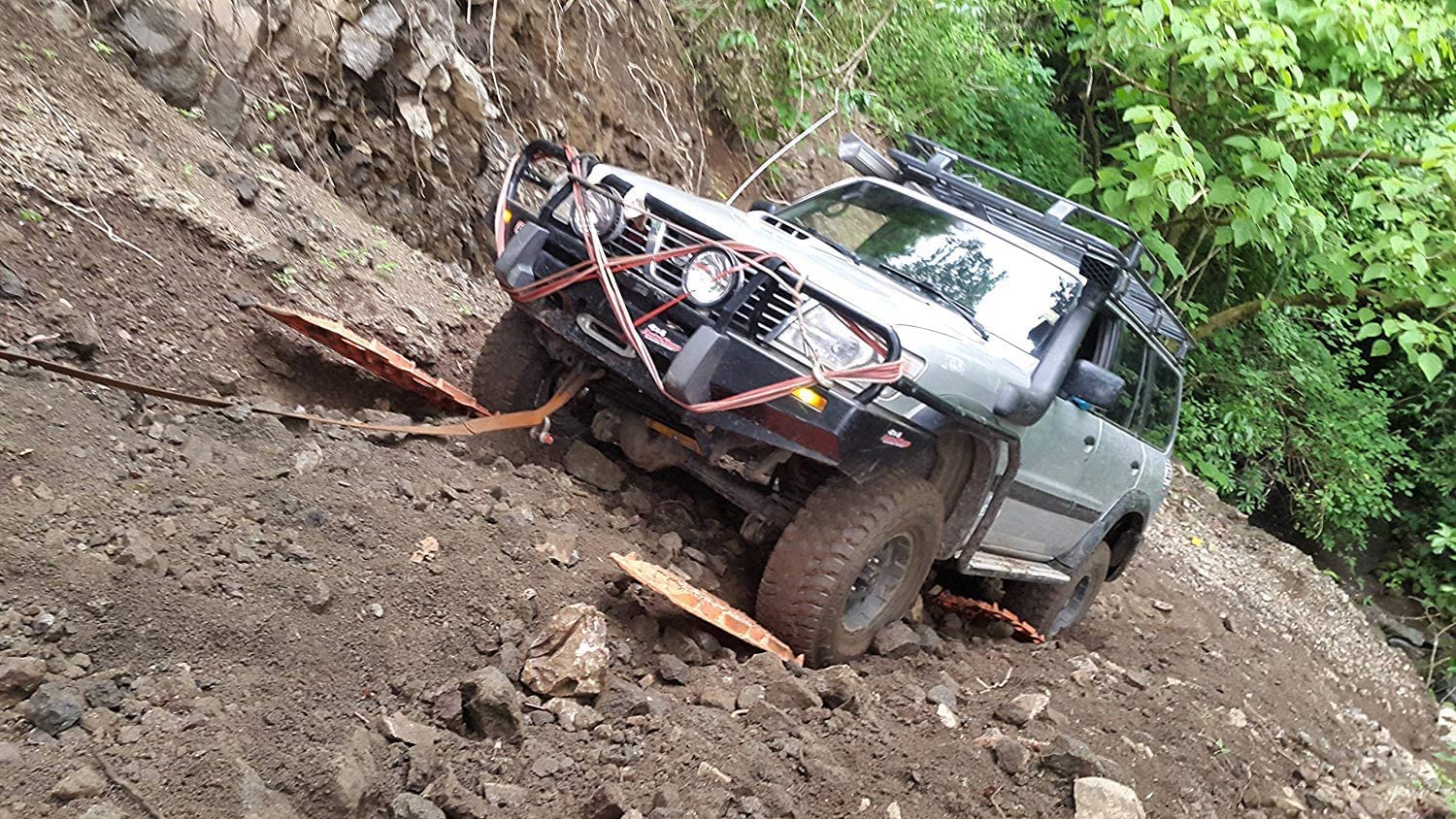 S SUMEX Lastre di disinceppamento di Salvataggio per Sabbia Fango Neve 4x4 Fuoristrada 2 unità Military Green