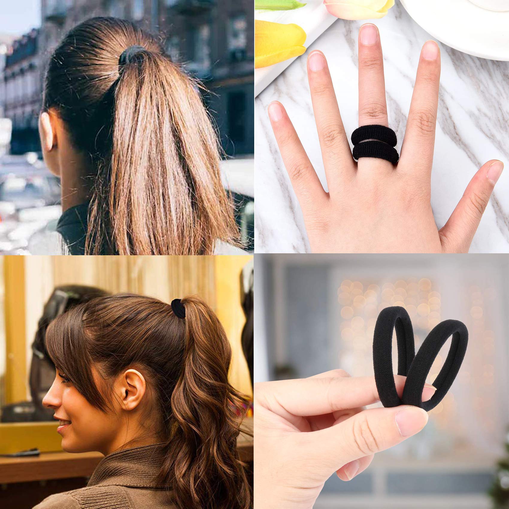 1000 Elastici Per Capelli Multicolor - Anelli Nylon Per Bambine E Ragazze