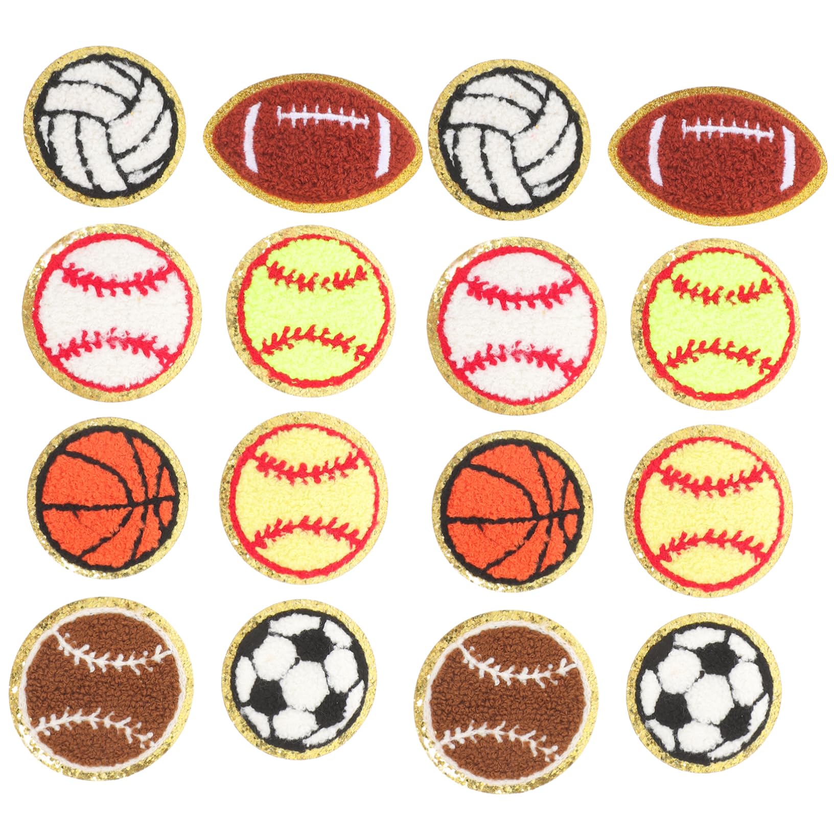 80stücke Teiliges Von Sportball-patches Zum Aufbügeln Dekorative Stoffaufnäher Für Kleidung Taschen Und Hüte Vielseitig Einsetzbar Für Jeans Jacken Und Handarbeiten