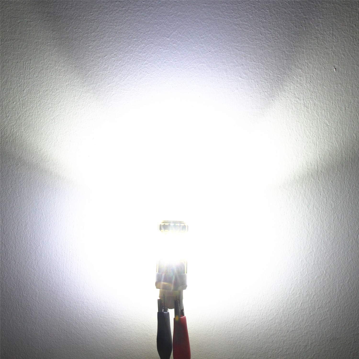 Alla Lighting 3000lms T25 3156 3157 LED White Bulbs, Super Bright 3047 3057 3457 4157 4057 3155 Back-up Reverse, Turn Signal, Brake Tail Lights Lamps