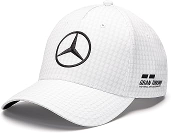 Mercedes AMG Petronas Formula One Team - Kids 2023 Lewis Hamilton Driver Cap - White - Size: One Size
