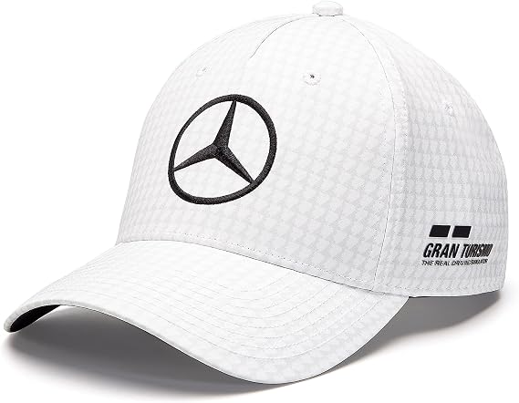 Mercedes AMG Petronas Formula One Team - Kids 2023 Lewis Hamilton Driver Cap - White - Size: One Size