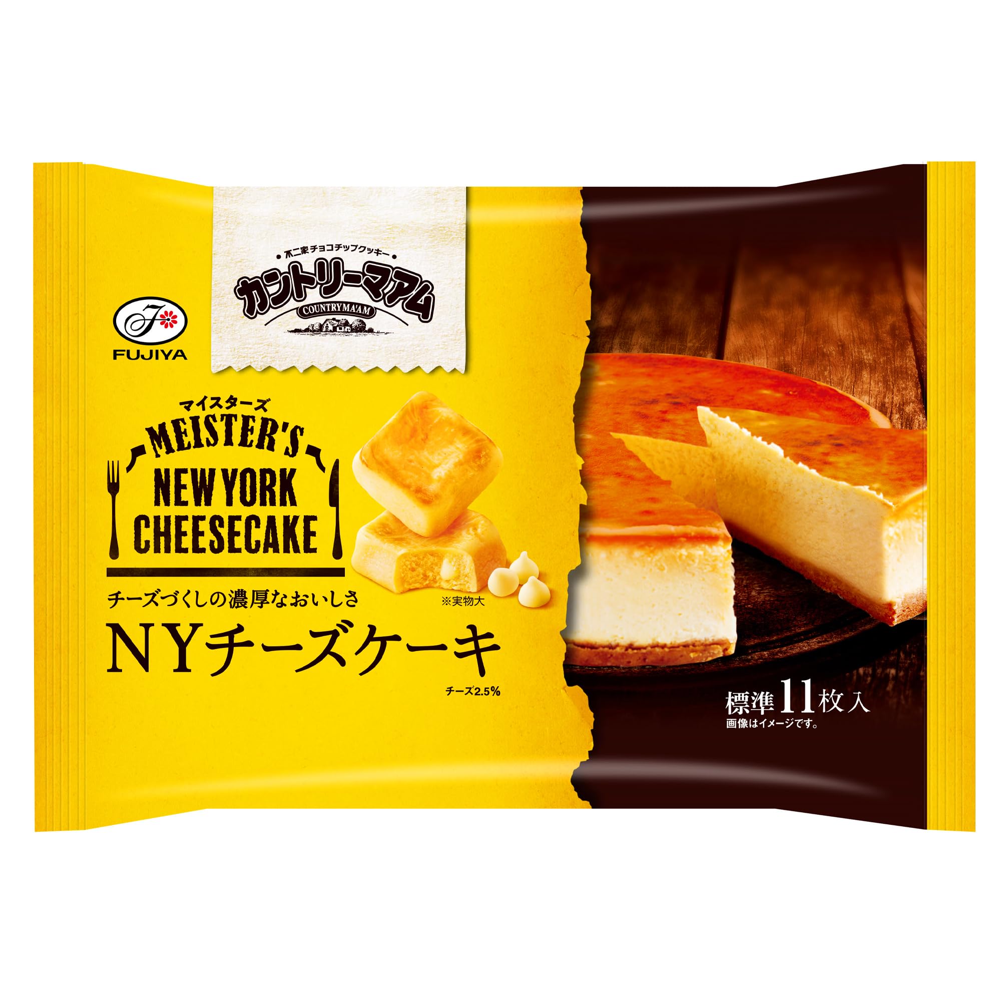 不二家 カントリーＭマイスターズＮＹチーズ１０７ｇ   ×18 【全国送料無料】(沖縄・離島は別途) Amazon.co.jp: 不二家 カントリーマアムマイスターズ（NYチーズ