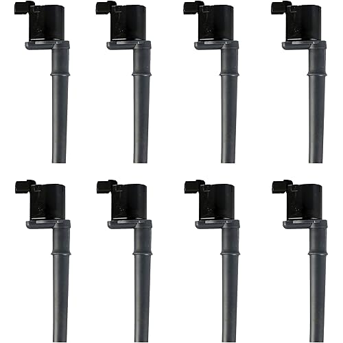 ENA Set of 8 Ignition Coil Pack Compatible with Ford Lincoln Mustang Avanti GT Navigator Blackwood Continental Mark Marauder Roadster 1997-2014 4.6 5.4 5.8 Coils Replacement for DG512 UF191