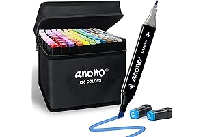 anono 120 Colors Alcohol Markers