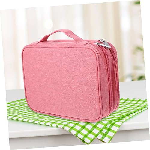 Miniatura 9 de Organizador electrónico portátil Bolsa de almacenamiento de accesorios para viajes de negocios y capacidad de uso al aire libre para cables,