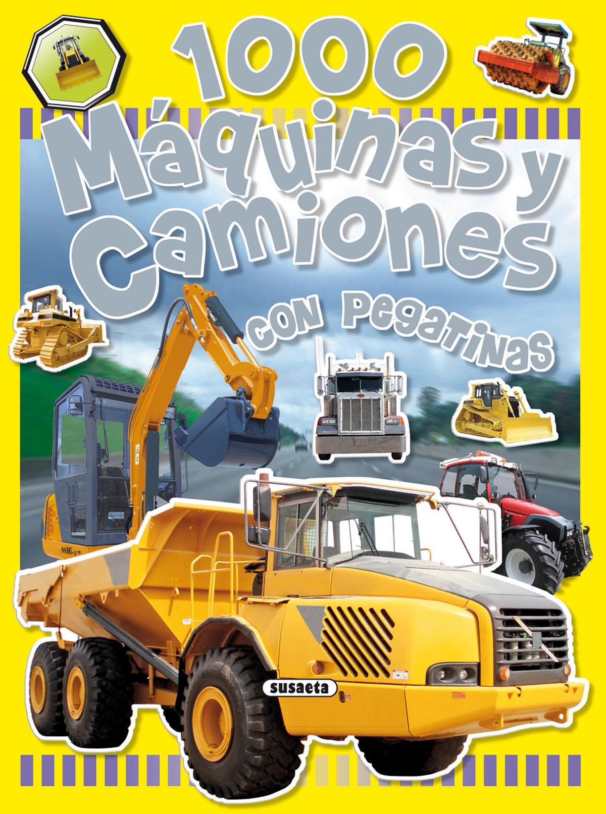 1.000 MÁQUINAS y Camiones (1000 Pegatinas)
