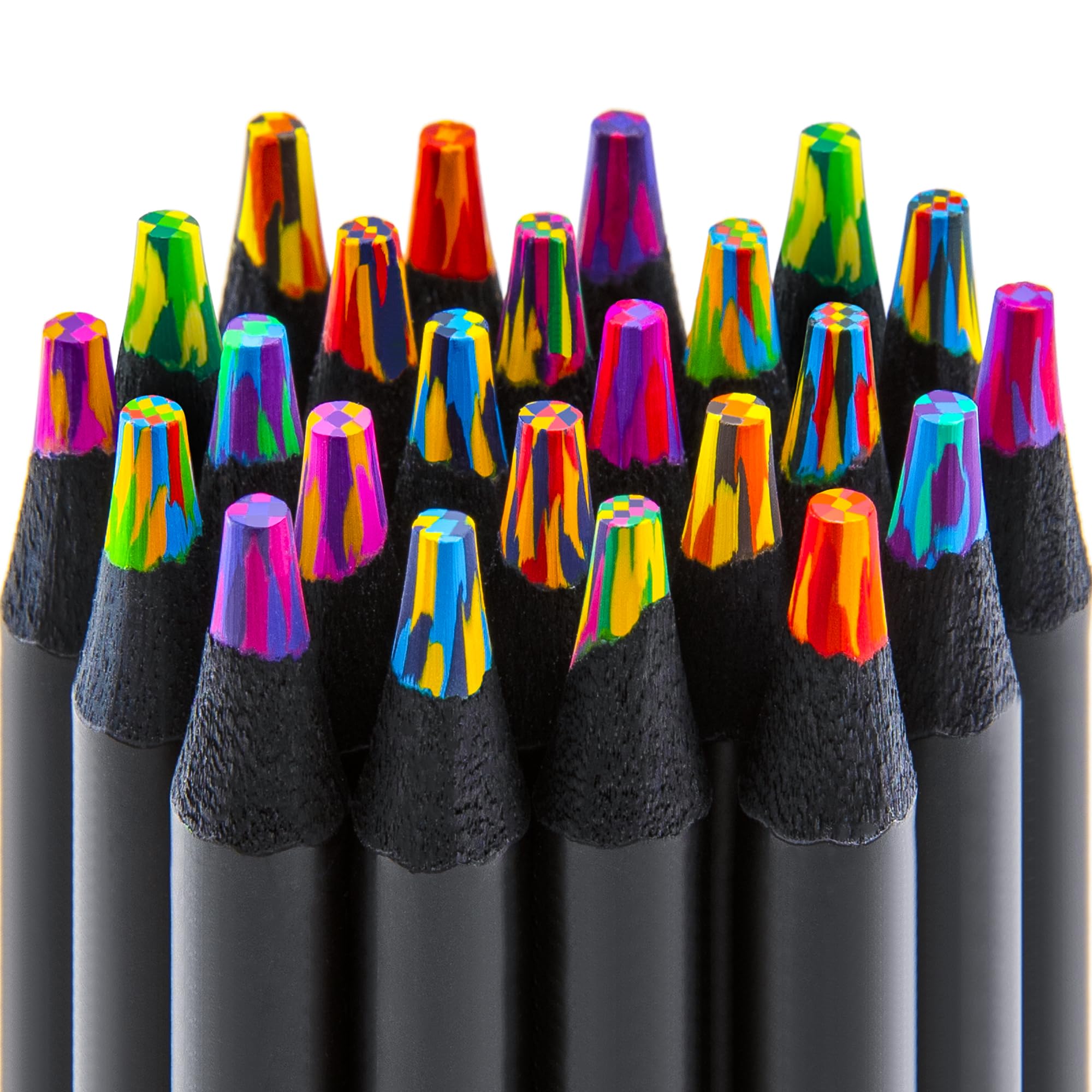 Art Supplies 24 Rainbow Colored Pencils, Teen Girl Gifts Trendy Stuff, Multicolored Cool Stuff Fun Art Pencil Teen Girl Gifts Trendy Stuff