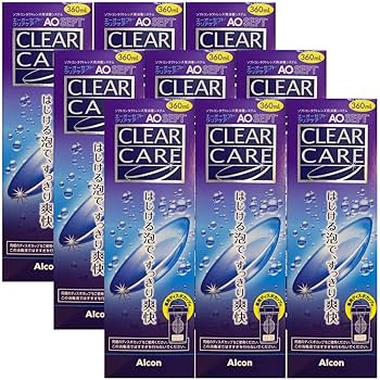 Amazon | AOセプトクリアケア360ml×9本 | アルコン | 洗浄・保存液