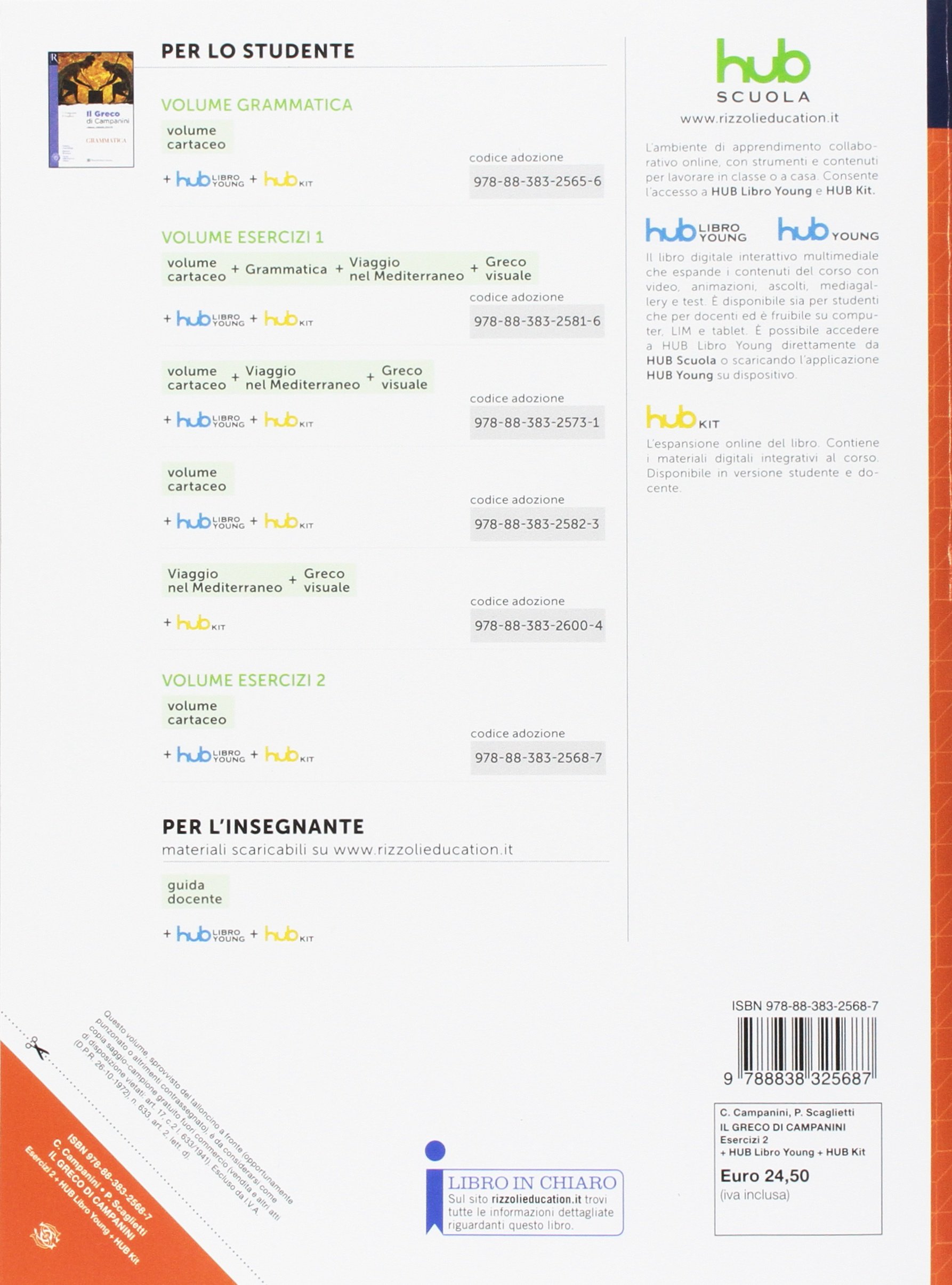 Il greco di Campanini. Esercizi. Per le Scuole superiori. Con e-book. Con 2 espansioni online (Vol. 2)