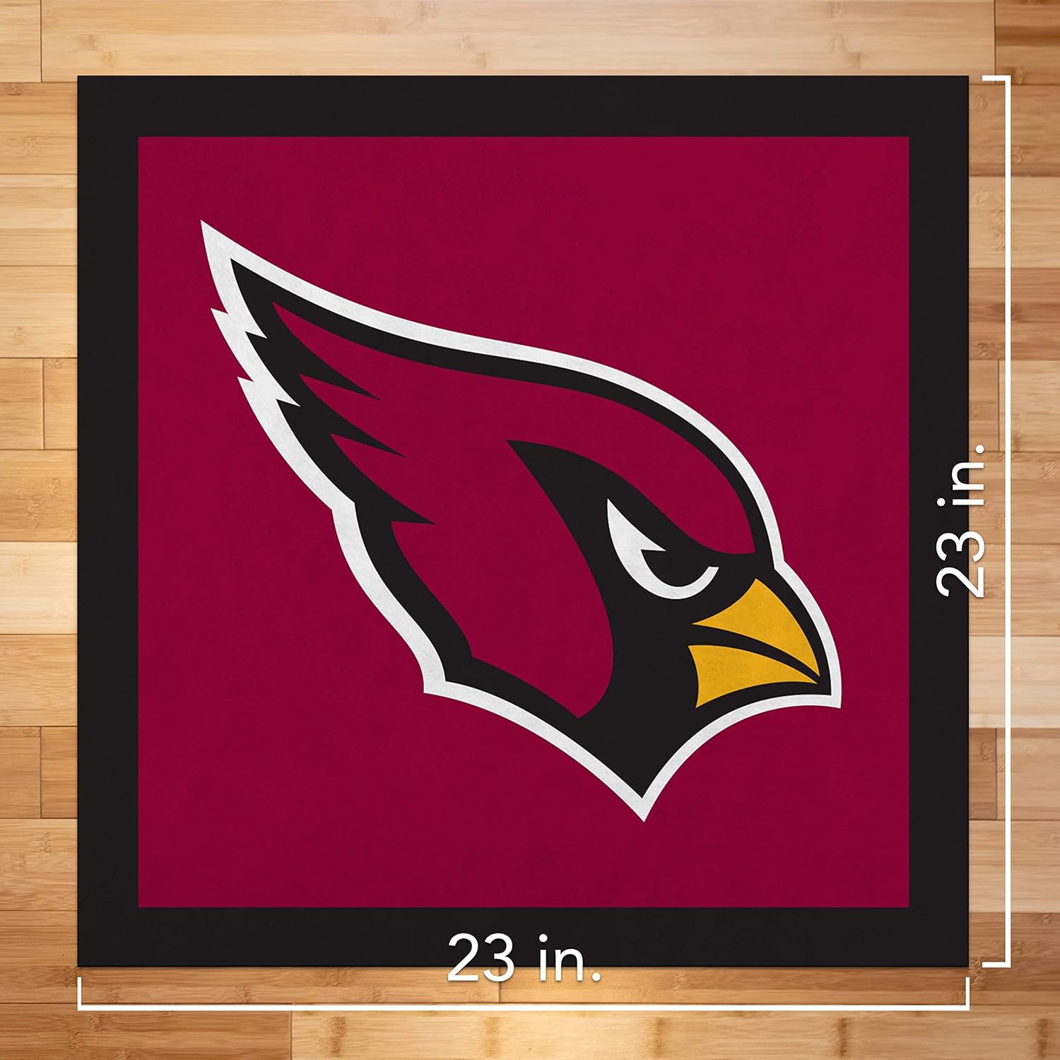 Rico Industries Personalized NFL 23" Felt Wall Banner - Arizona Cardinals Sports Decor for Man Cave, Game Room, Office & Bedroom - Long-Lasting, Customizable Wall Decorations - Made in The USA : Sports & Outdoors
