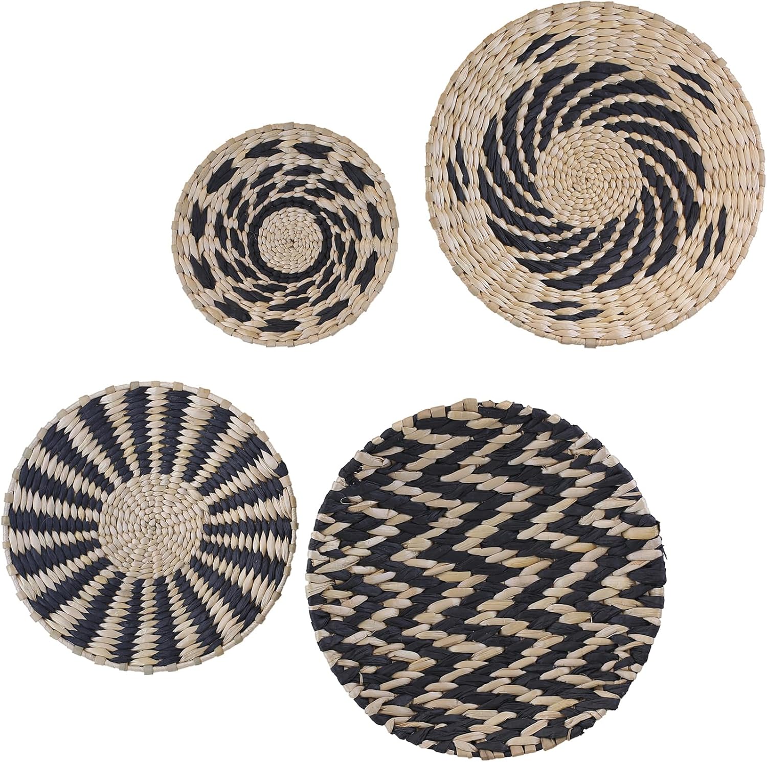 DLBTWDOYLS Bohemian wall decor, handmade rattan wall