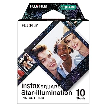 Fujifilm Instax Square Star Illumi Designer Frame Film- 10 Exposures