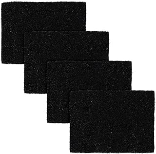 Compost Bin Carbon Odour Filters Substitute for Food Waste Caddy Replaceable Rectangle Activated Carbon Filters Pad for Kitchen (Pack of 4)