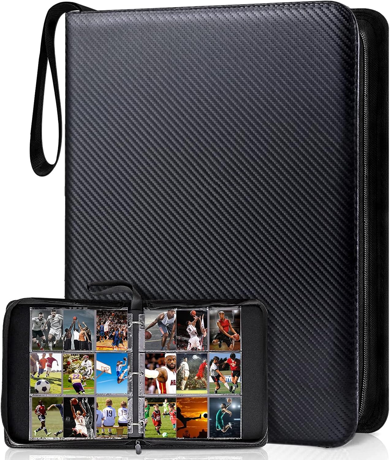 Trading Card Binder 400 Pockets, Laoppoc Sports Card Binder