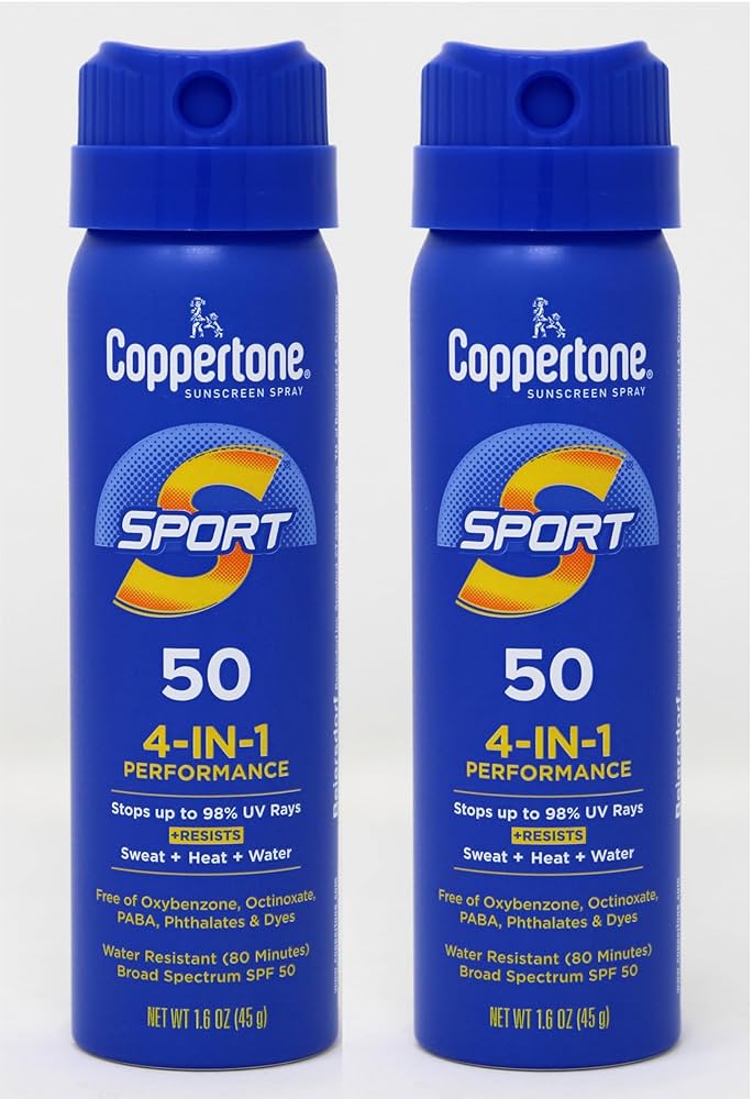 Amazon.com: Coppertone Sunscreen Spray Sport SPF 50, 4 in 1